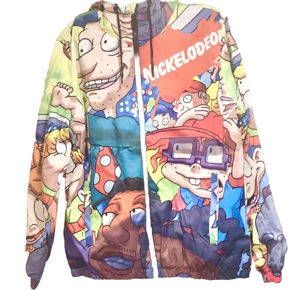 Members Only X Nickelodeon Rugrats Puffer Coat Jacket Men’s Rare Large - Picture 5 of 5